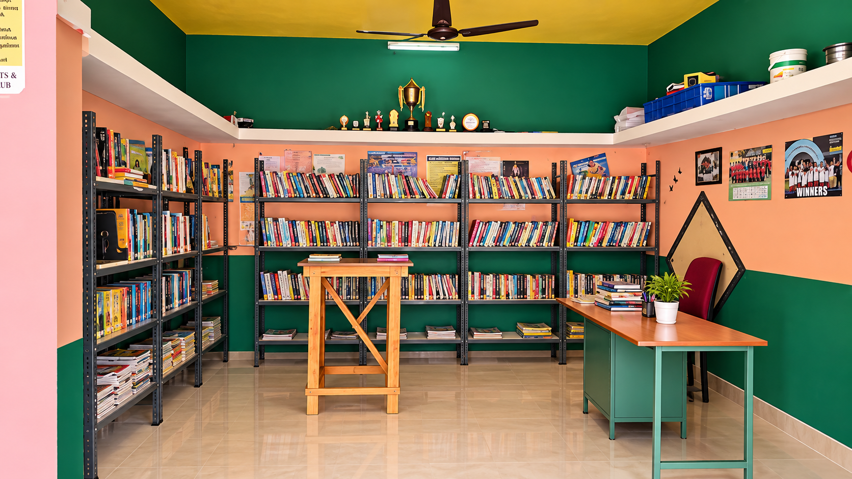 Inside the Dr. APJ Abdul Kalam Memorial Library